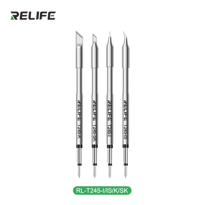 RELIFE Super Fine C210 T245 C245 Soldering Tip C210 C115 Soldering Iron Tip for GVM T210 GVM T115 Professional Soldering Station