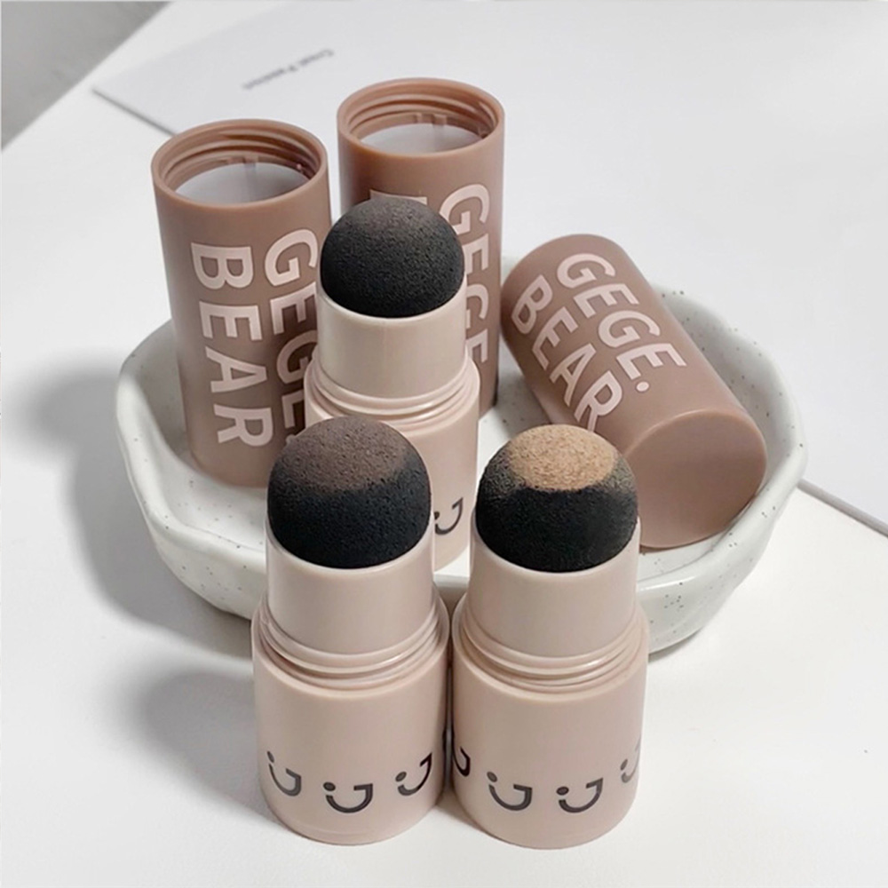 Gege Bear Sombra de cabelo à prova d'água em pó Natural Cove Perda de cabelo Sombra em bastão