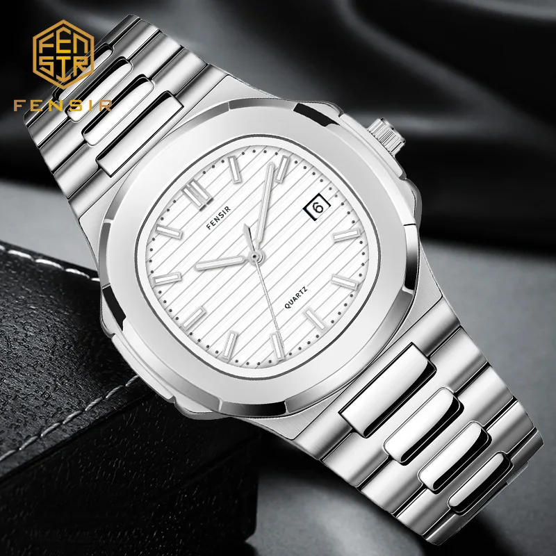 Un reloj clásico de marca, reloj de cuarzo para hombre, calendario cuadrado pequeño, reloj de alta gama moderno y personalizado, reloj informal ligero de estilo coreano para jóvenes estudiantes, el mejor regalo para él