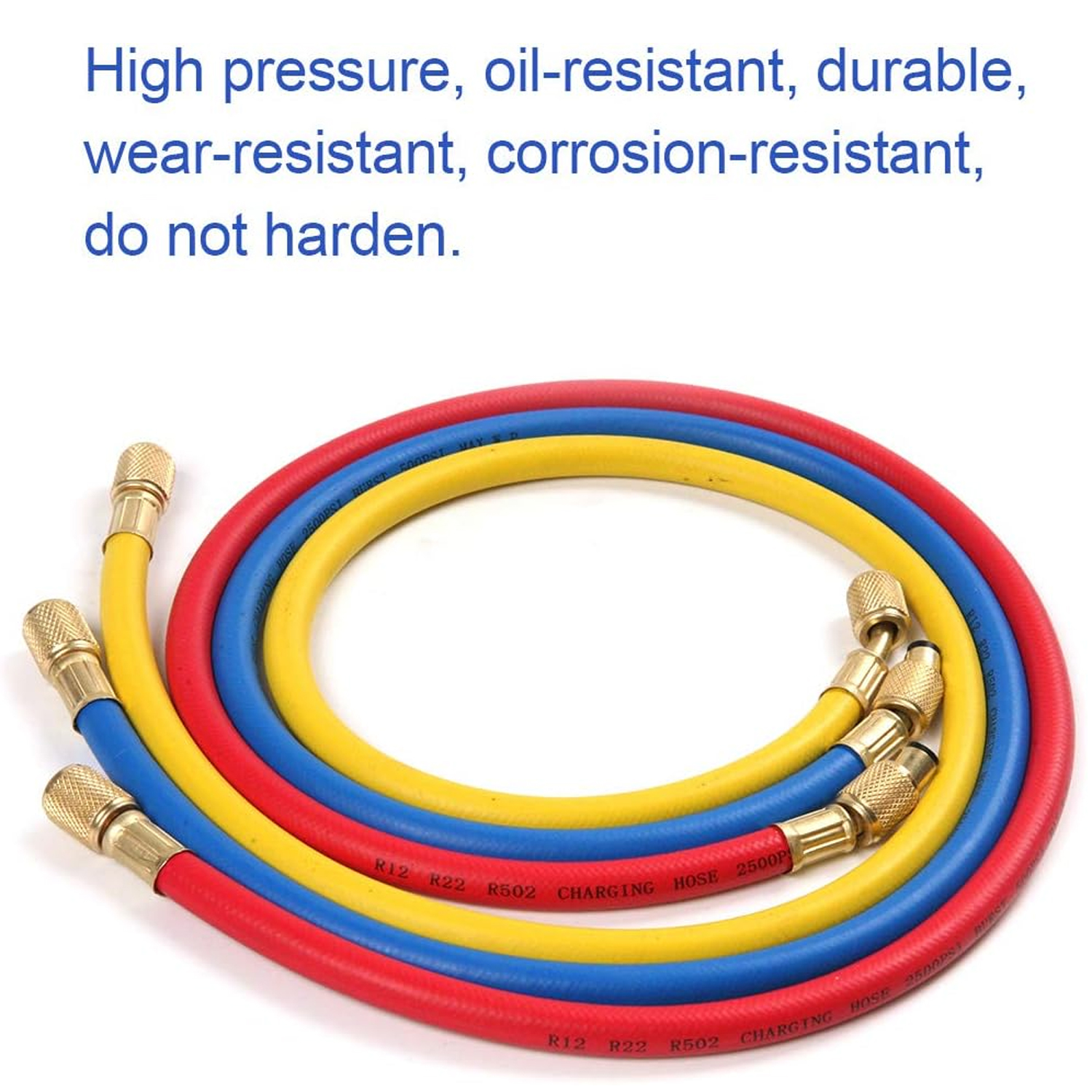 0.9M-1.8M AC Opladen Slang Buis Kit Slang Low Loss Fittings voor R134A R12 R22 Koelmiddel airconditioning Manometer