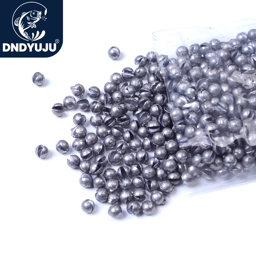 DNDYUJU 50 pz Rotondo Split Shot Pesi Da Pesca Piombo Esplosione Zavorra Da Pesca Galleggiante Peso Attrezzatura Strumento Accessori Per la Pesca