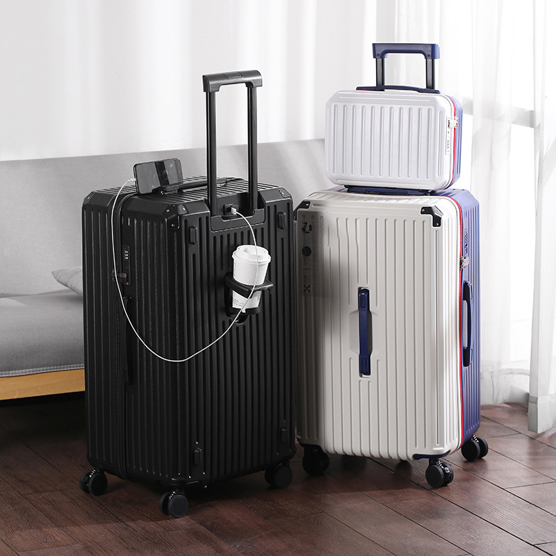 22/24/26/28/30/32/34 インチ耐久性のある荷物セットスピナーホイールスーツケース TSA ロック USB 充電女性男性キャビン旅行トロリーケース