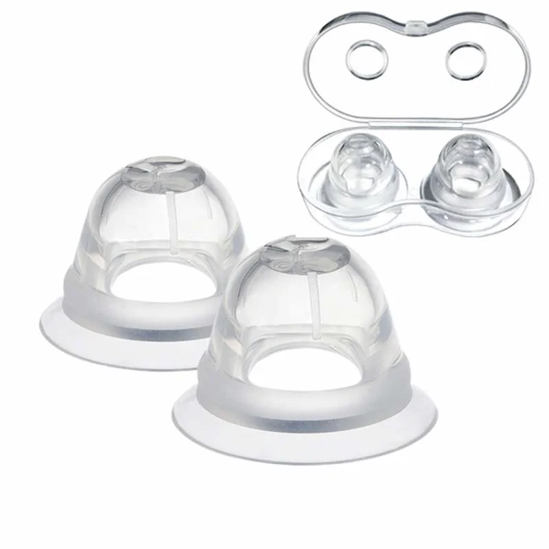 Soft Silicone Nipple Corrector Nipple Suckers Suction Nipple Aspirator Puller Flat Inverted Retraction Nipple Treatment Redress