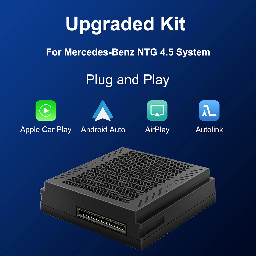 Upgrade Draadloze Carplay Geschikt Voor Mercedes Benz A B C E CLA GLA GLK ML Sprinter NTG4.5 Becker Module Android Auto Navigatie