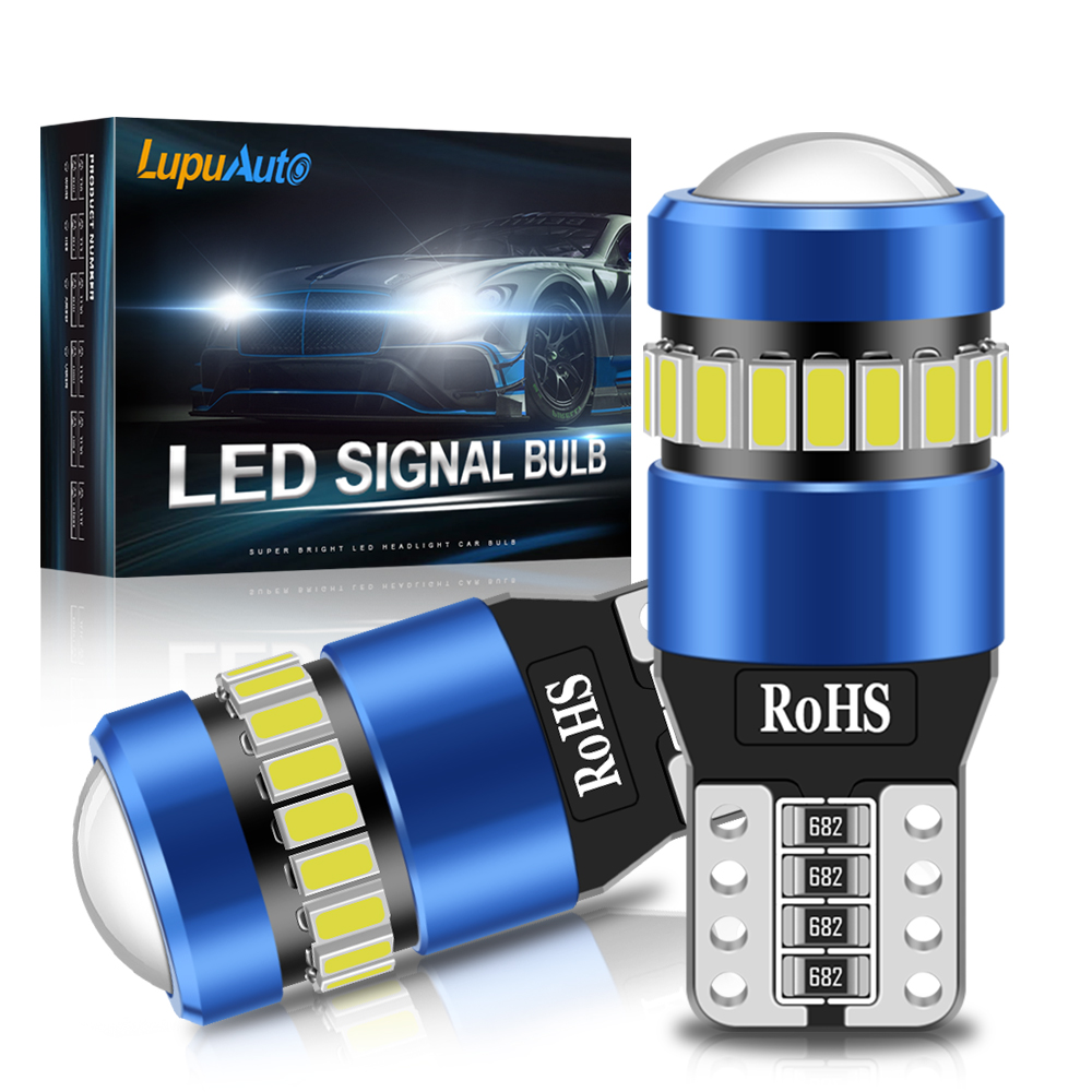 LupuAuto 2 STKS T10 W5W LED CANBUS Geen Fout 12 V Auto Zijbinnenverlichting 168 194 3030 SMD BMW Audi Super Heldere Auto-interieur Licht