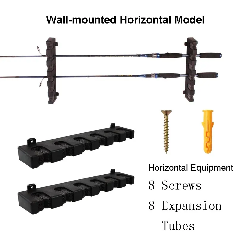 1 Stuks Hengel Gereedschap Verticale Display Stand Hengel Houder Muur Opknoping Vis Paal Rek