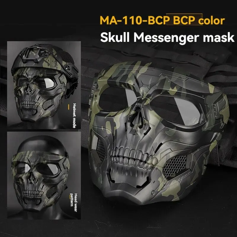 ใหม่Skullขี่แว่นตาหน้ากากมอเตอร์ไซด์Windproofขี่แว่นตาสกีแว่นตาRetroหน้ากากกระจกกลางแจ้งOff-Roadกระจก