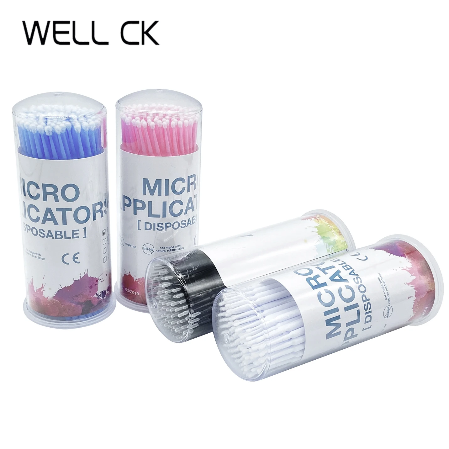 100 Cái/Chai Nha Khoa Dùng Một Lần Micro Cọ Applicators Micro Bàn Chải Nha Khoa Odontologia Nối Dài Dụng Cụ