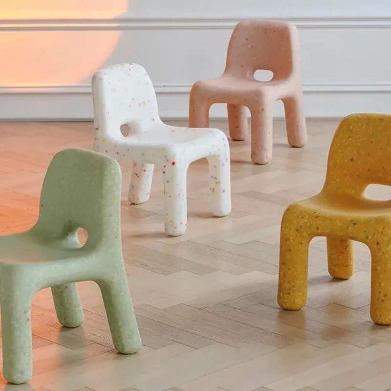Juego de mesa y sillas de estudio de plástico para niños, mesa, silla, taburete, mesas resistentes y duraderas de plástico para guardería