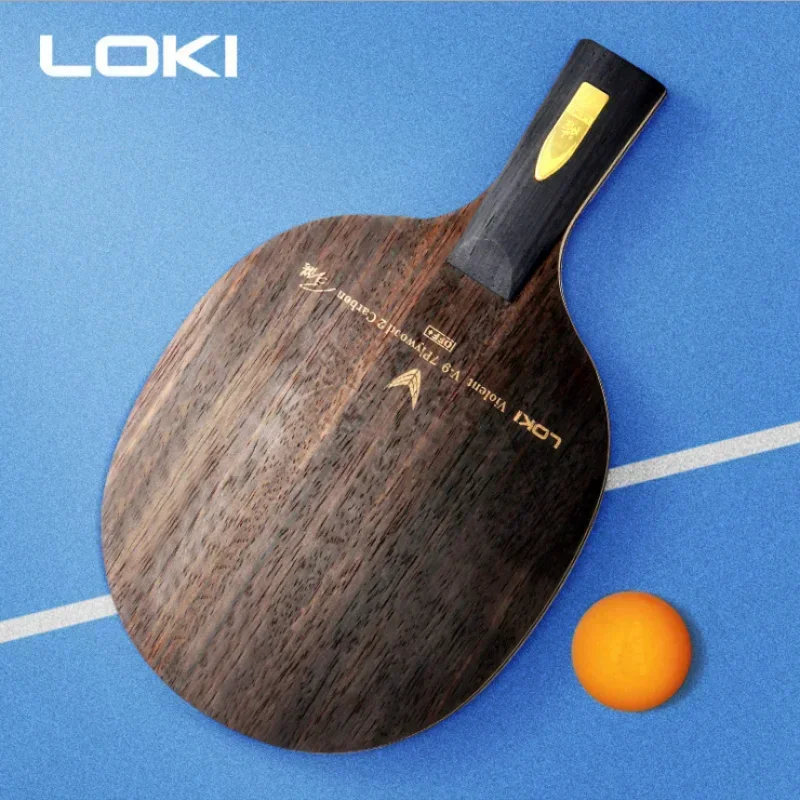 LOKI V9 Ping Pong Blade 9 K9 Ply Wood Carbon Violent-9 OFF+ Professional Table Tennis Racket Blade with High Speed Good Control
