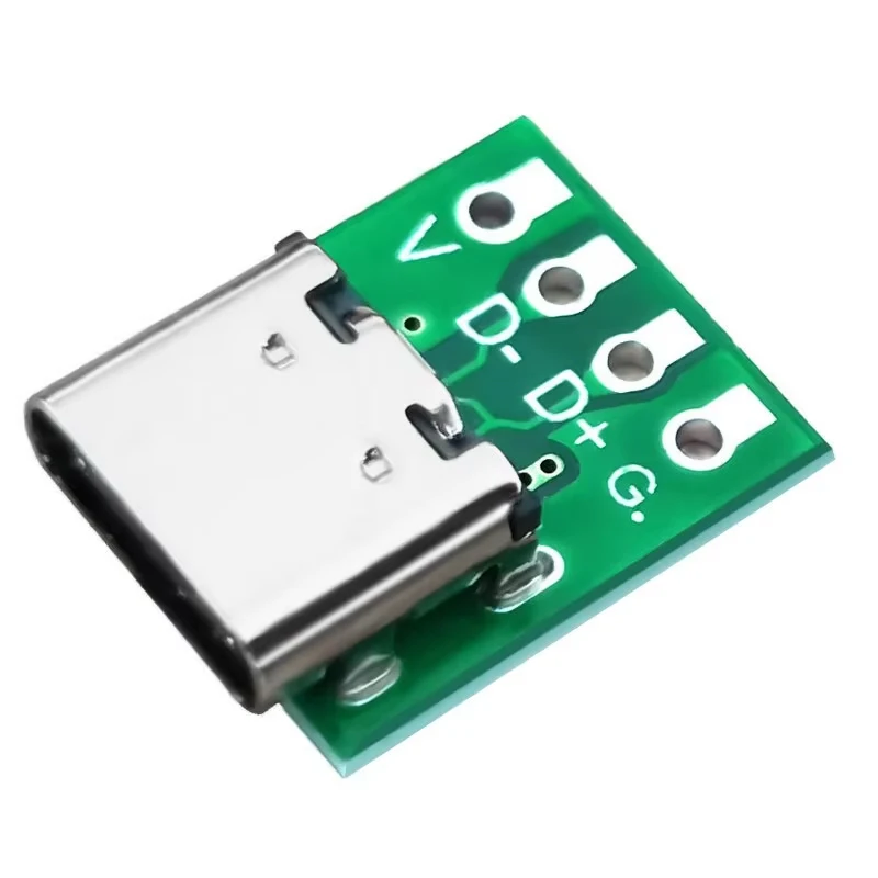 10/5 Pz TIPO C USB 3.1 Tipo C Connettore 16 Pin Prova PCB Piastra Adattatore Presa Per Linea Dati Cavo di Trasferimento