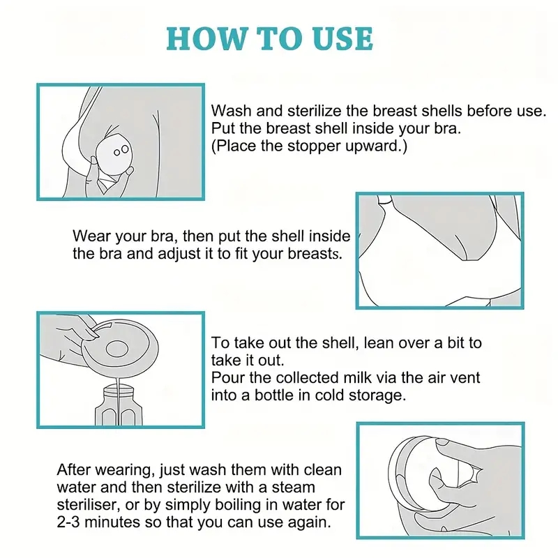 1 Stück tragbarer Muttermilch sammler, weiche, verschüttete Brust polster für stillende Mütter, lebensmittel echtes Silikon, sicher und umwelt freundlich