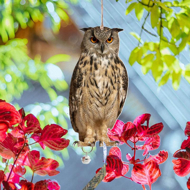 Odstraszacz ptaków Trwały wisiorek odstraszający sów Odstraszacz ptaków Dzwonek Pastoralny wisiorek odstraszający sad Dekoracja ogrodu na zewnątrz