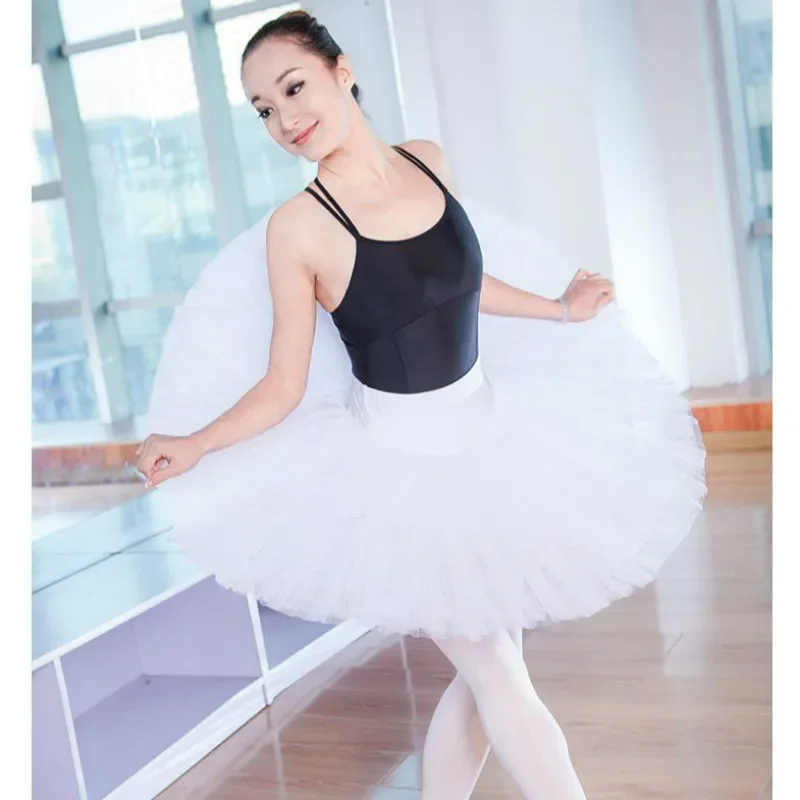 Professionele Platter Tutu Zwart Wit Rood Ballet Dans Kostuum Voor Vrouwen Tutu Ballet Volwassen Ballet Dans Rok
