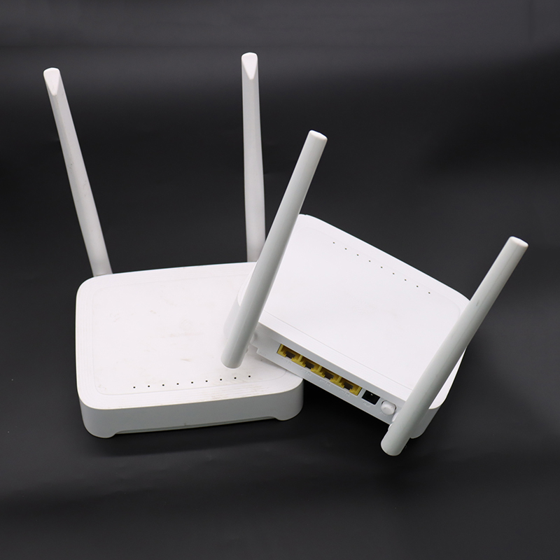 GPON ONU ONT H3-2S 4GE + 2USB + 2.4G/5G WiFi Antena de banda dupla, controle remoto, roteador FTTH, segunda mão, frete grátis