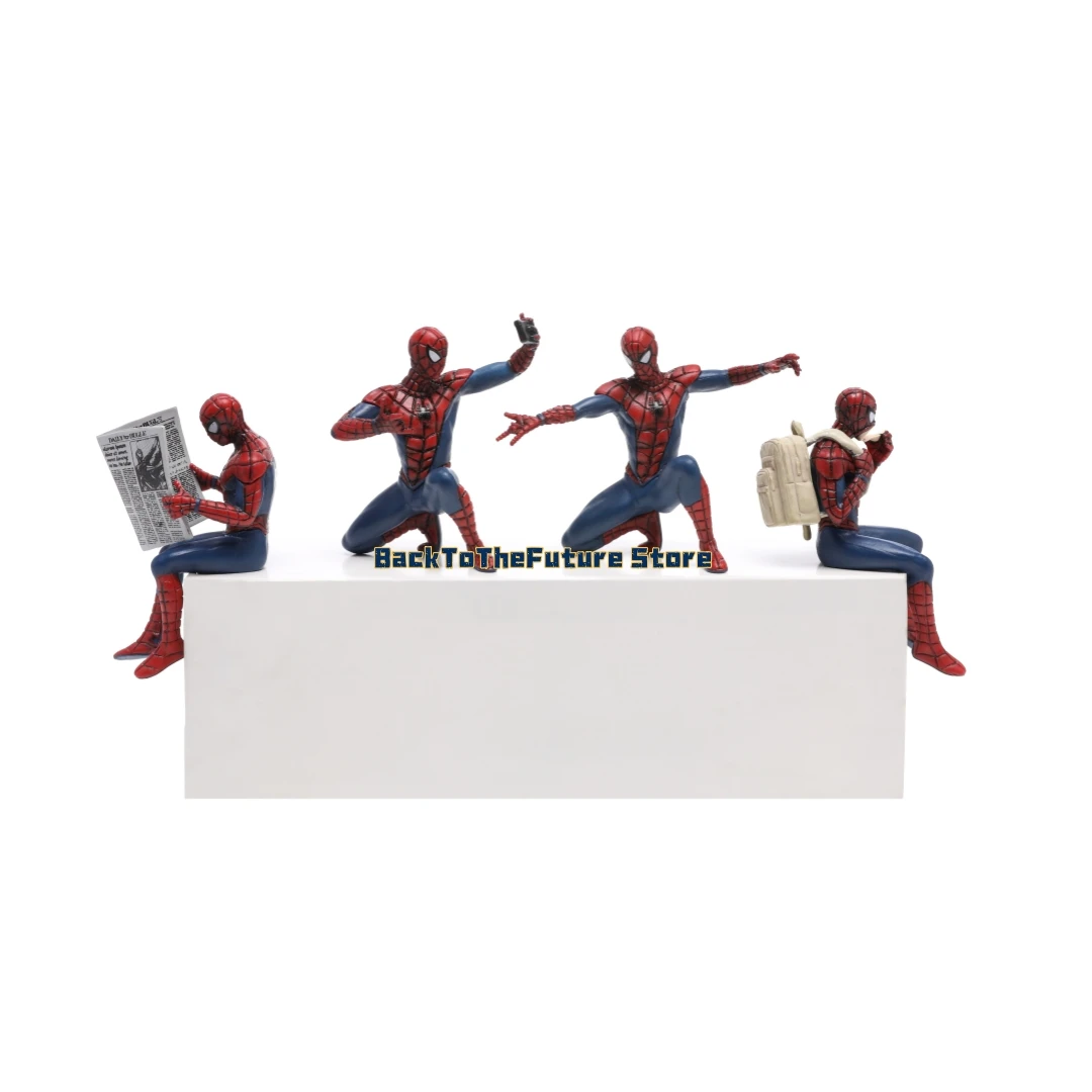 ハスブロマーベルスパイダーマンスーパーヒーロースパイダーマン 7-9 センチメートルアクションフィギュアスパイダーマンアニメコレクションミニおもちゃモデル子供のギフト