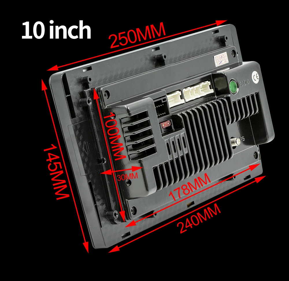 BQCC 4core 2 Din Autoradio Androidauto Carplay Android 13 GPS Car Audio 7 "/9"/10 "WIFI BT IPS Automotive Multimedia Speler