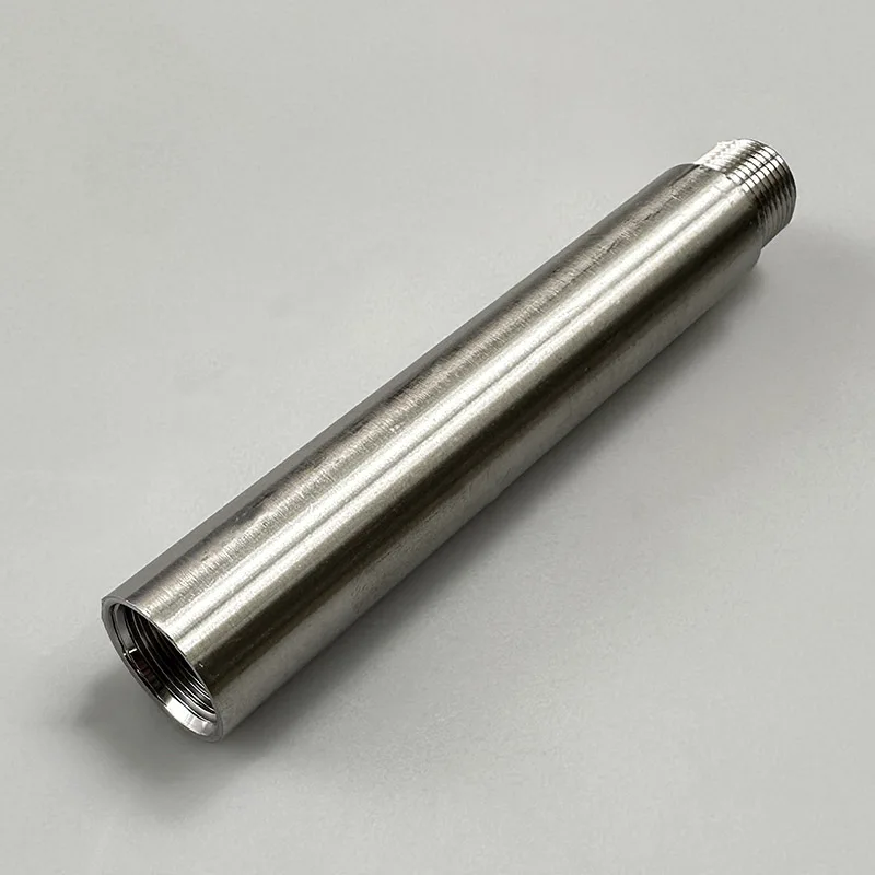 1/8 "1/4" 3/8 "1/2" 3/4 "1" 1,2 "1,5" 2 "macho x tubo de extensión de rosca hembra L = 3-50cm conector de instalación de tubería de acero inoxidable 304