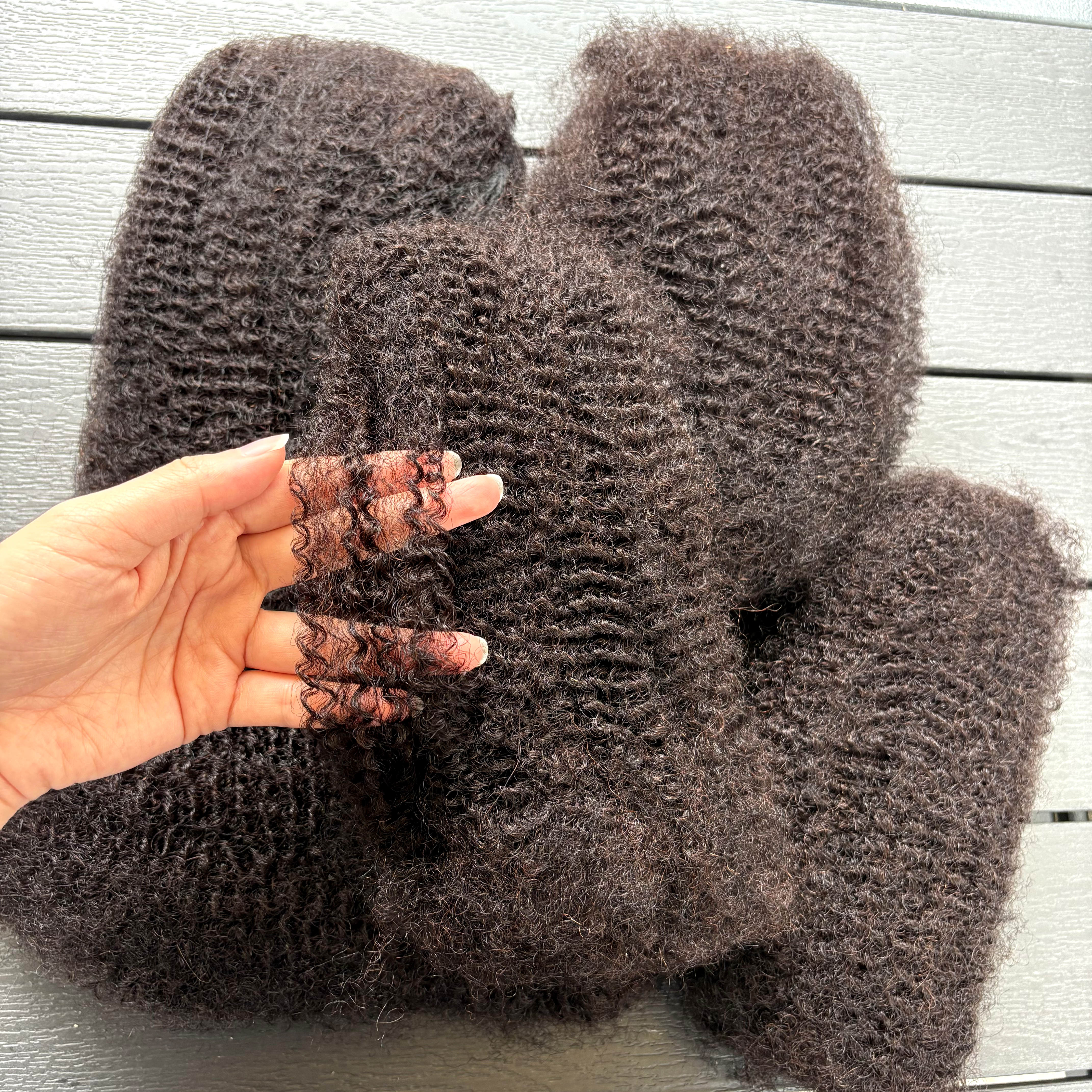 30 oder 50 g/Packung 10-18 Zoll 4C Afro Kinky Bulk Echthaarverlängerungen ohne Schuss brasilianisches Remy Bulk für Locs Micro Twist Flechthaar