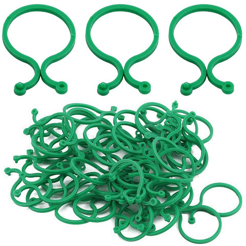 S/L 정원 포도 나무 달아서 클립 식물 번들 버클 링 홀더 토마토 정원 식물 스탠드 도구 10-50Pcs 정원 장식 Acc