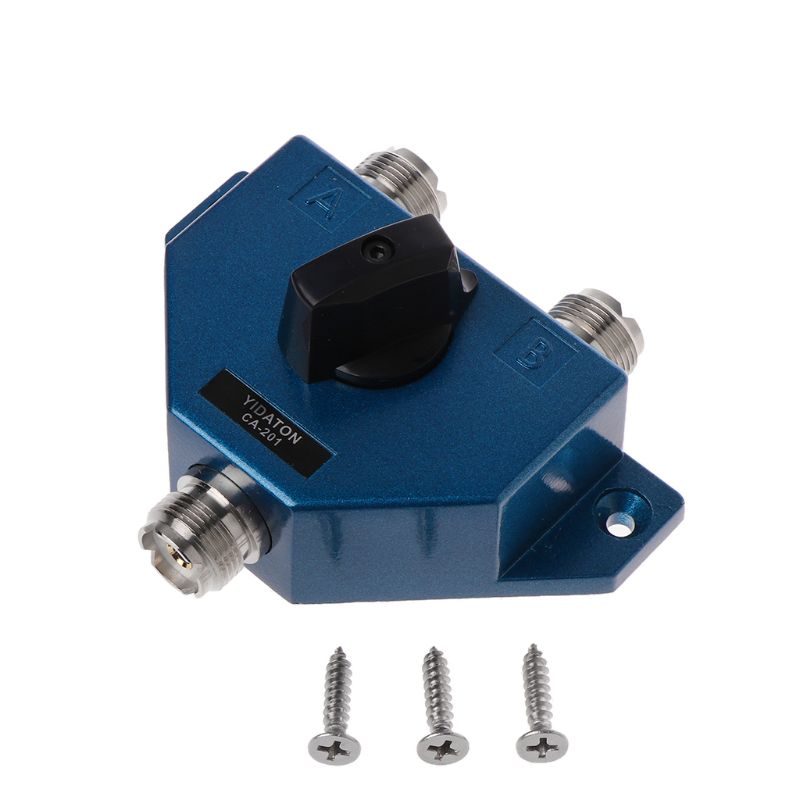 CA-201 Antenne Switcher uhf manuelle Antenne Buchse Adapter Konverter cb