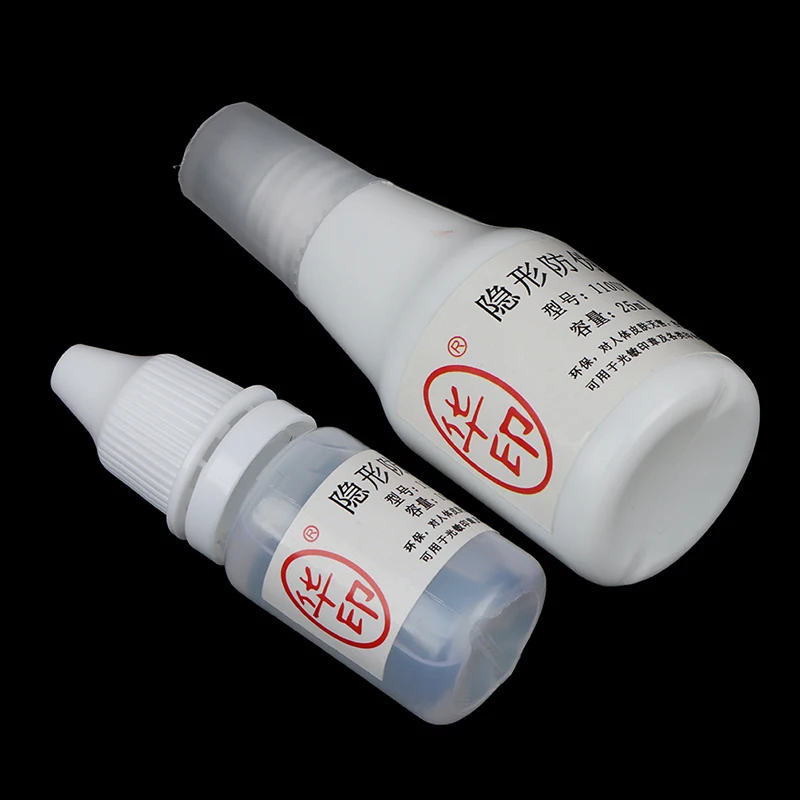 Lichtempfindliche Flash Stempel UV Tinte Unsichtbare Anti-fälschung Fluoreszierende Spezielle Tinte Für Vertraulichkeit UV Licht Creat
