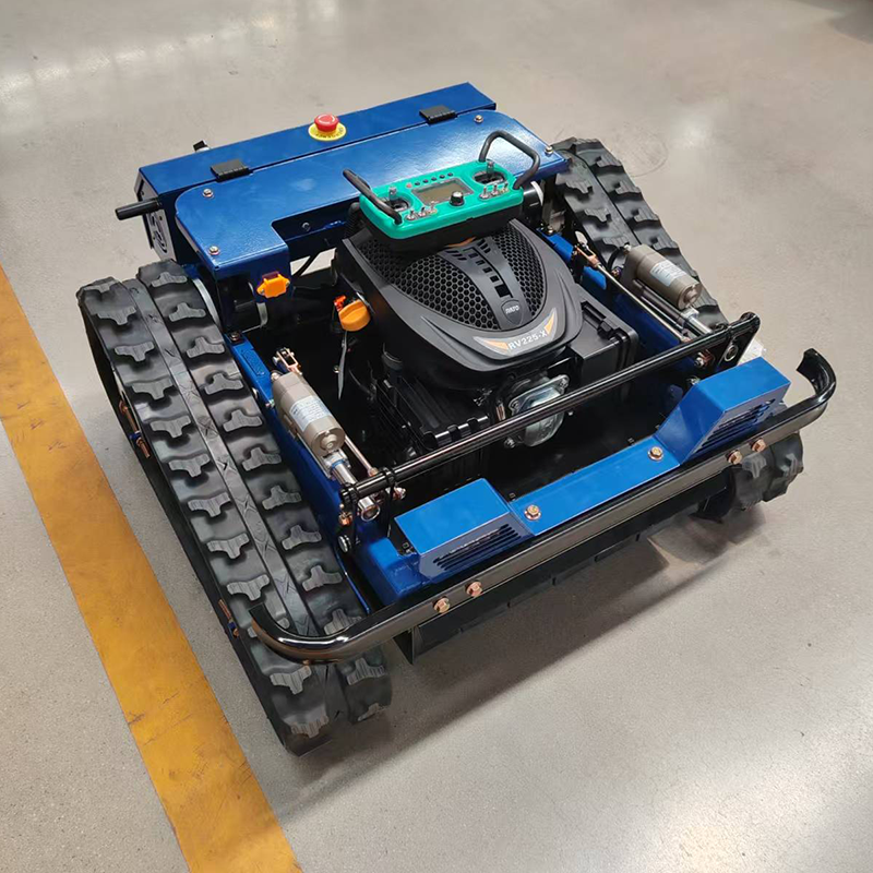 Изготовленная на заказ гусеничная газонокосилка с дистанционным управлением, самоходная, полноприводная, для кошения сада, дома и сада