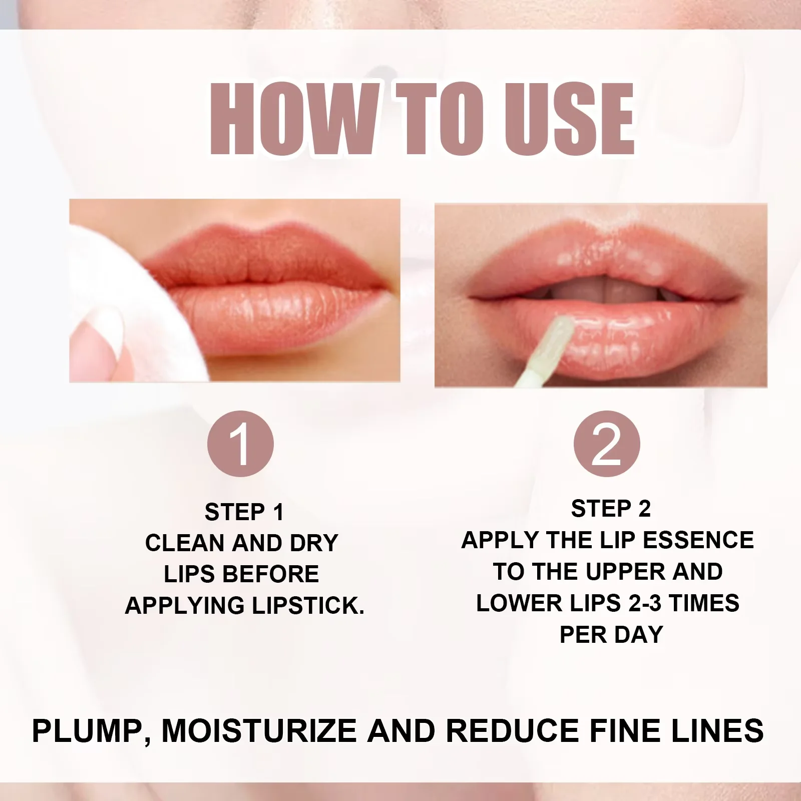 EELHOE Lippenbalsam, feuchtigkeitsspendend, Anti-Risse-Lippen, feuchtigkeitsspendend, langlebig, Anti-Trocknung, Reparatur von Lippenlinien, erhöht die Elastizität, Lippenstift