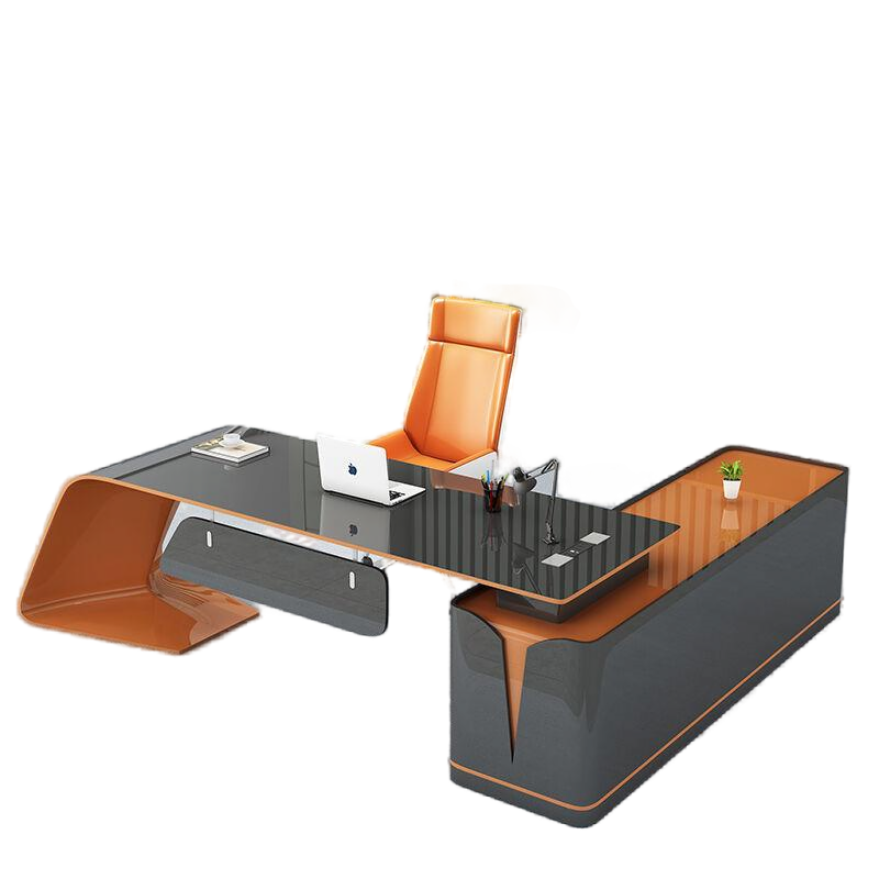 Executive Light Luxury Office Desk In Stock Designer Storage Organizer Computer Desks L Shaped Quality Bureau Meuble Furniture