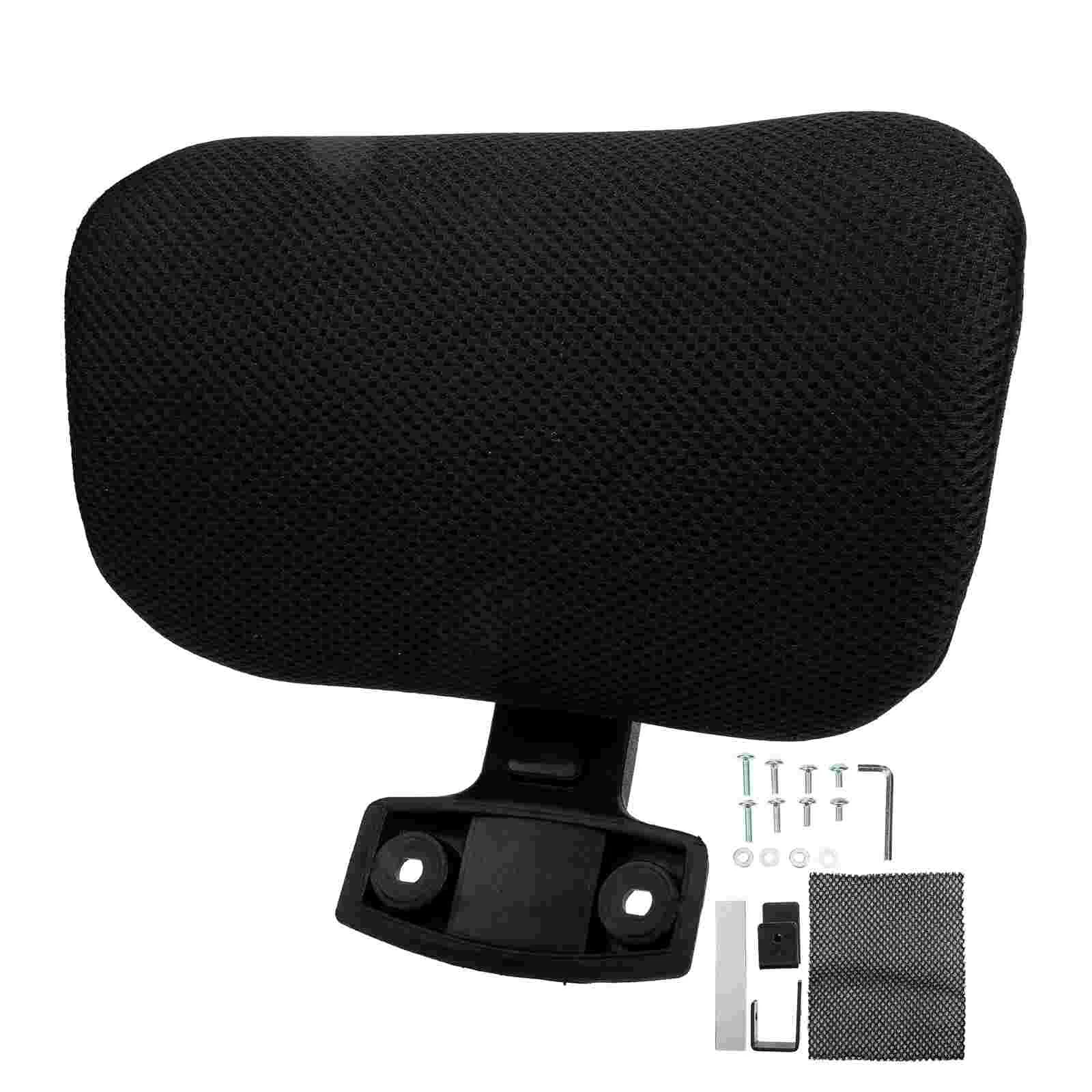 Office Chair Headrest Adjustable Computer Chair Headrest Computer Cushion Rest Retrofit Lift Neck Pillow Swivel Mesh Headrest