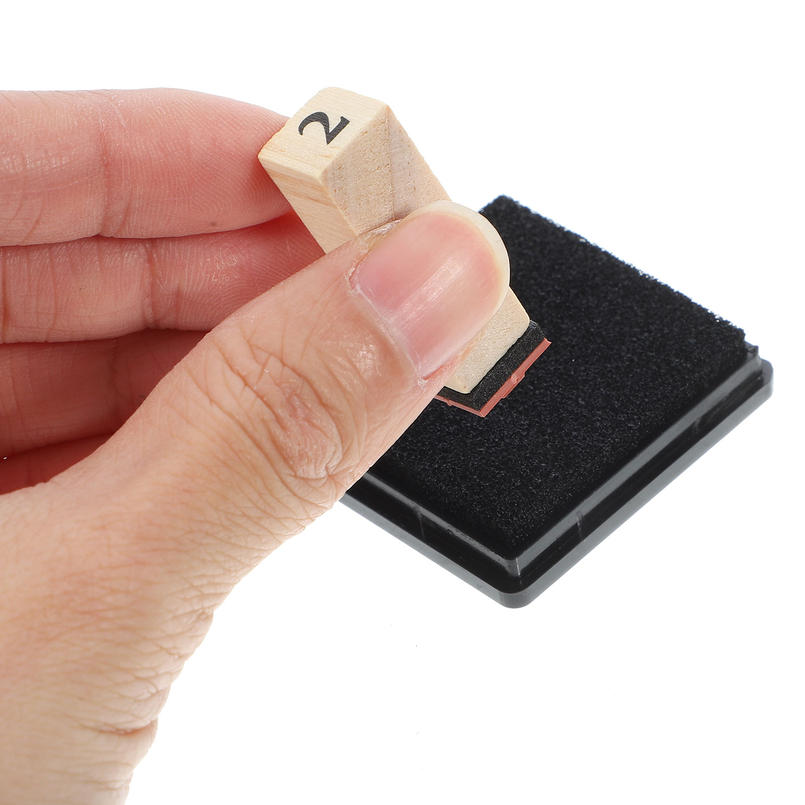 粘土スクラップブッキング、木製工芸品、ミニ、40個用の英数字レタースタンプ