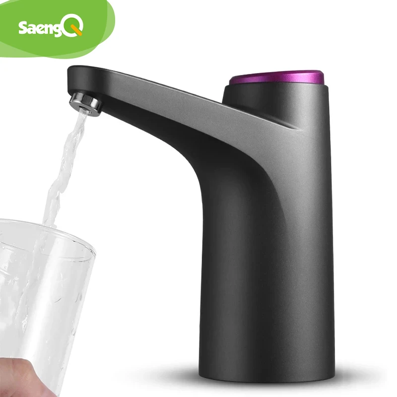saengQ Wasserpumpe Flasche Automatischer elektrischer Wasserspender Haushalt Gallonen Trinkschalter Intelligente Wasseraufbereitungsgeräte
