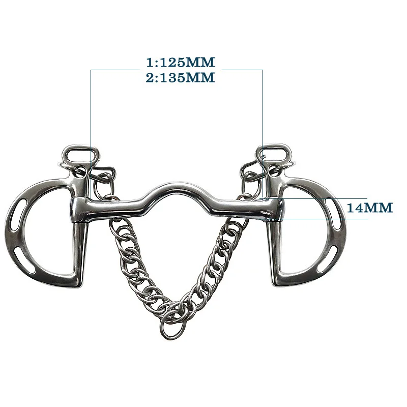 Pferde-Bit, robuste Edelstahl-Bitschnitzerei, feine Verarbeitung für Reiten, für Reitsport-Performance, Reitsport-Zubehör