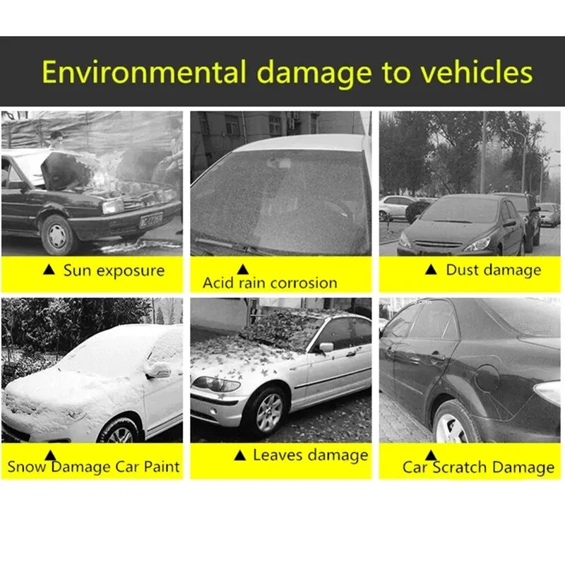 Auto abdeckung voll außen schwarz Auto abdeckung Sonnenschutz staub dichter Schutz mit reflektieren den Streifen universell für Fließheck Limousine Geländewagen