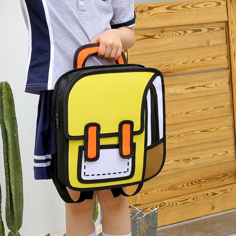 만화 애니메이션 배낭 패션 3D 학생 배낭 대용량 캐주얼 여행 Schoolbag 소년 소녀 귀여운 3 차원 가방