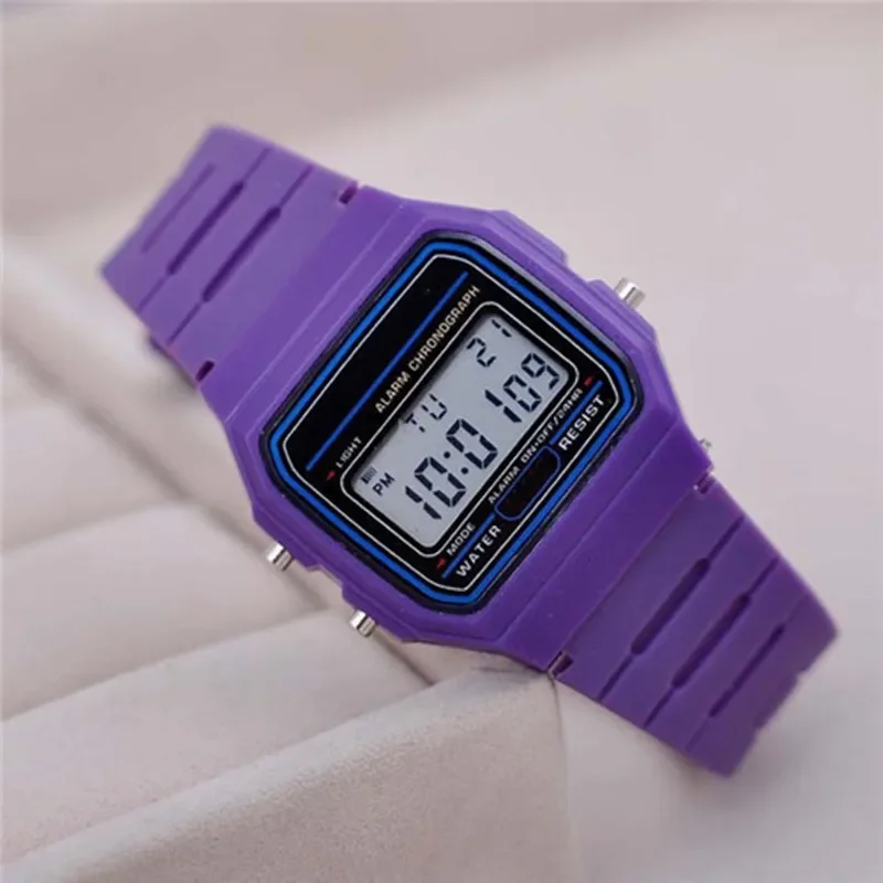 Relojes digitales deportivos LED para hombre, reloj electrónico Simple con esfera cuadrada pequeña, banda de silicona, reloj informal de moda para hombre, montre homme