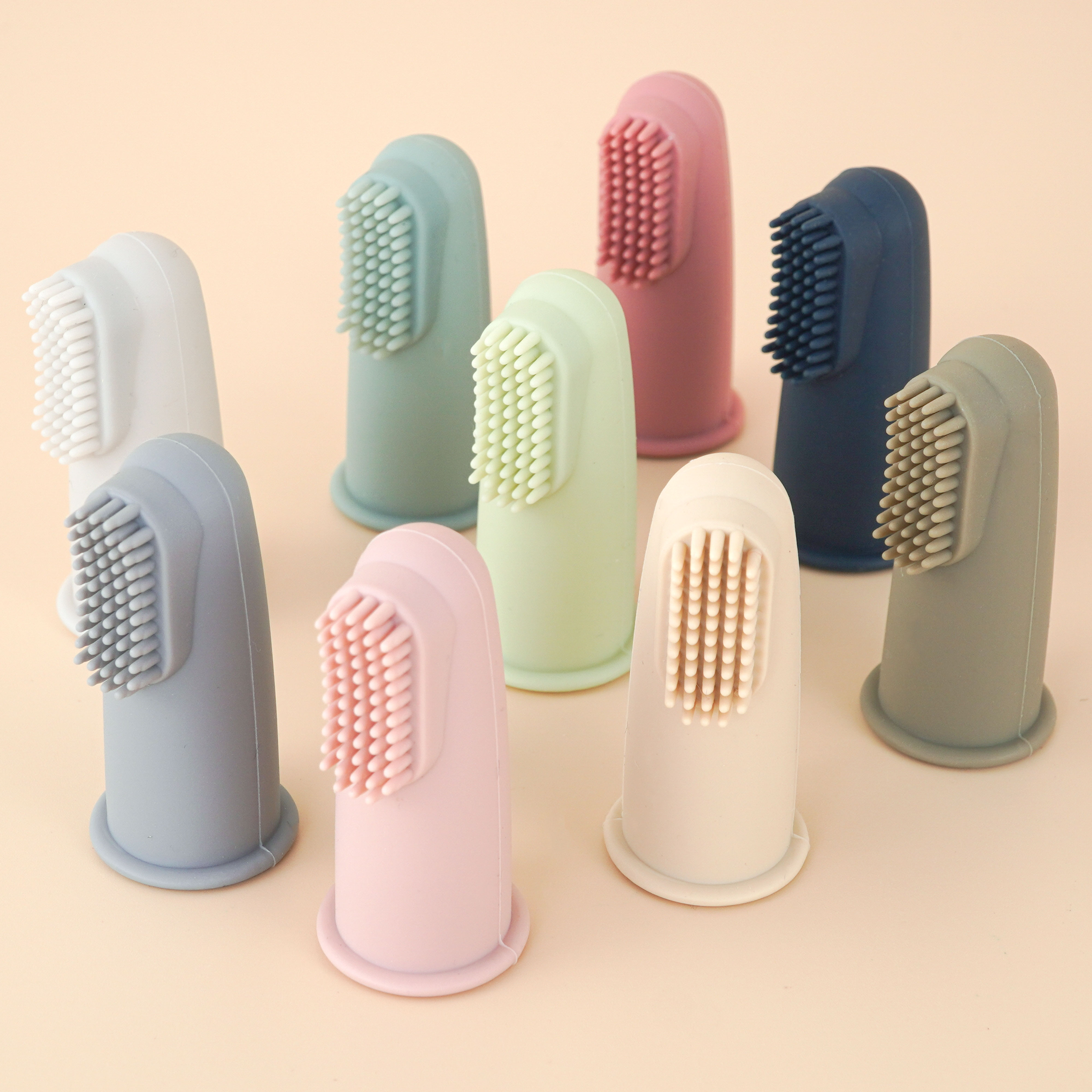 Kinder Zähne Mundpflege Reinigung Pinsel Baby Gesundheit Finger Zahnbürste Neue Geboren Baby Artikel Reise Tragbare Zubehör