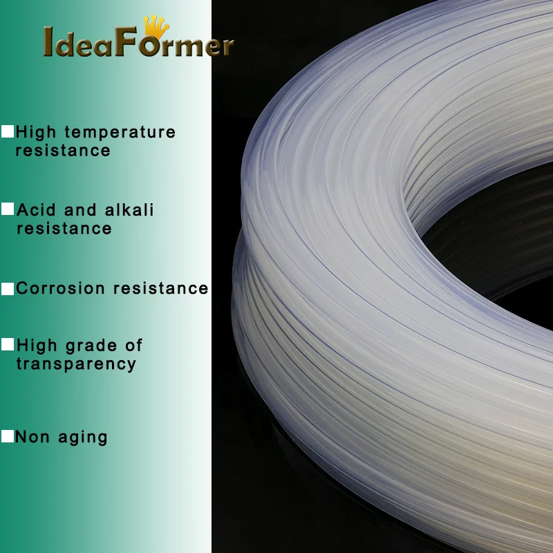 IdeaFormer 3D เครื่องพิมพ์ 2*4 มม.PFA PTFE ท่อ J-head Hotend RepRap Rostock Bowden Extruder สําหรับ E3d v5/V6 1.75 มม.