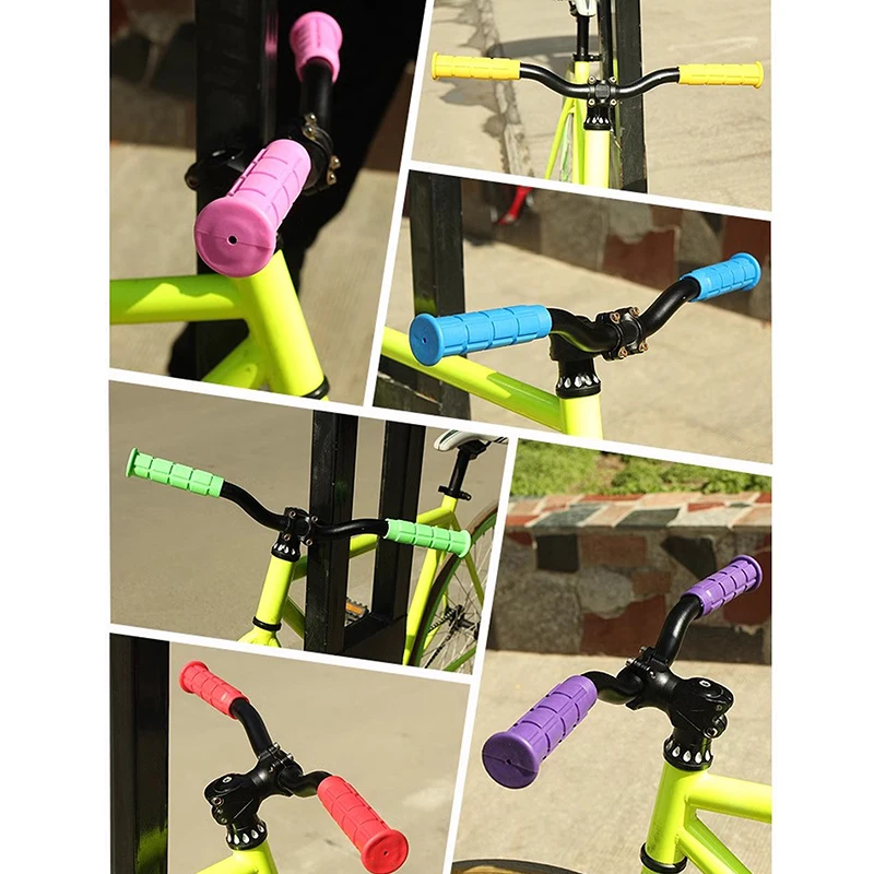 1 คู่จักรยานHandlebar Grips Soft Scooter Extremeจักรยานยางลื่นกันกระแทกจักรยานพับภูเขาจักรยานอุปกรณ์เสริม