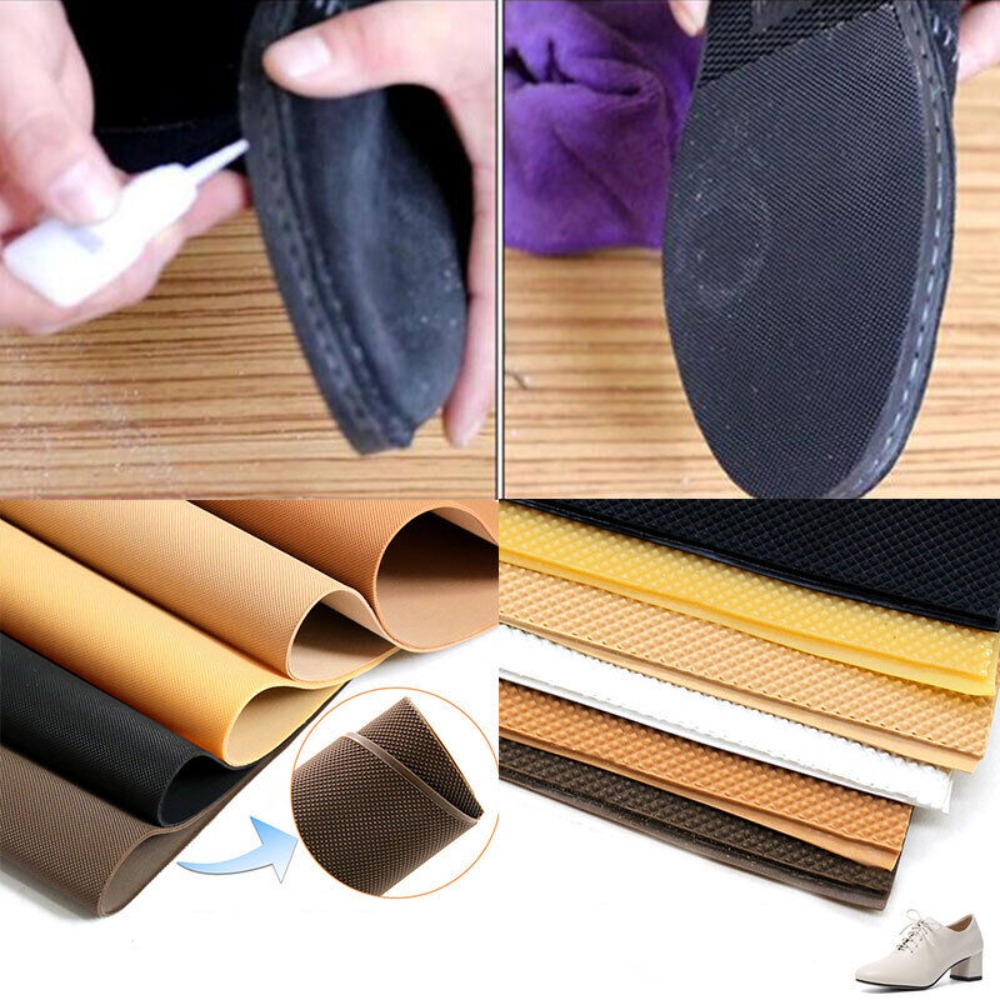 Gummi Anti Slip Schuh Sohlen Reparatur Außensohle Einlegesohlen Austauschbare Männer Frauen Schuhe Tragbare Pads Reparatur Patch Blatt Matte Schuhe Pads