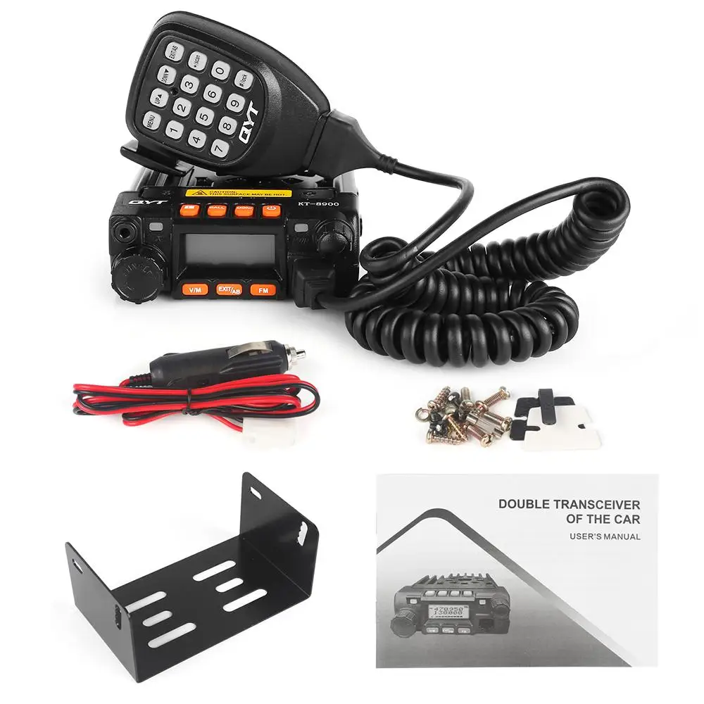 Qyt KT-8900 dual band qual trans ceive 25w farbbild schirm mini mobilfunk vhf/uhf 136-174/400-480mhz autoradio