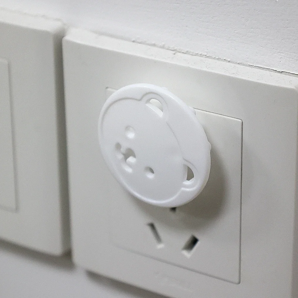 Cubiertas de protección para toma de corriente de doble conector, interruptor antichoque eléctrico, cubierta protectora para enchufe de seguridad, suministros de seguridad para bebés, 4/8 Uds.
