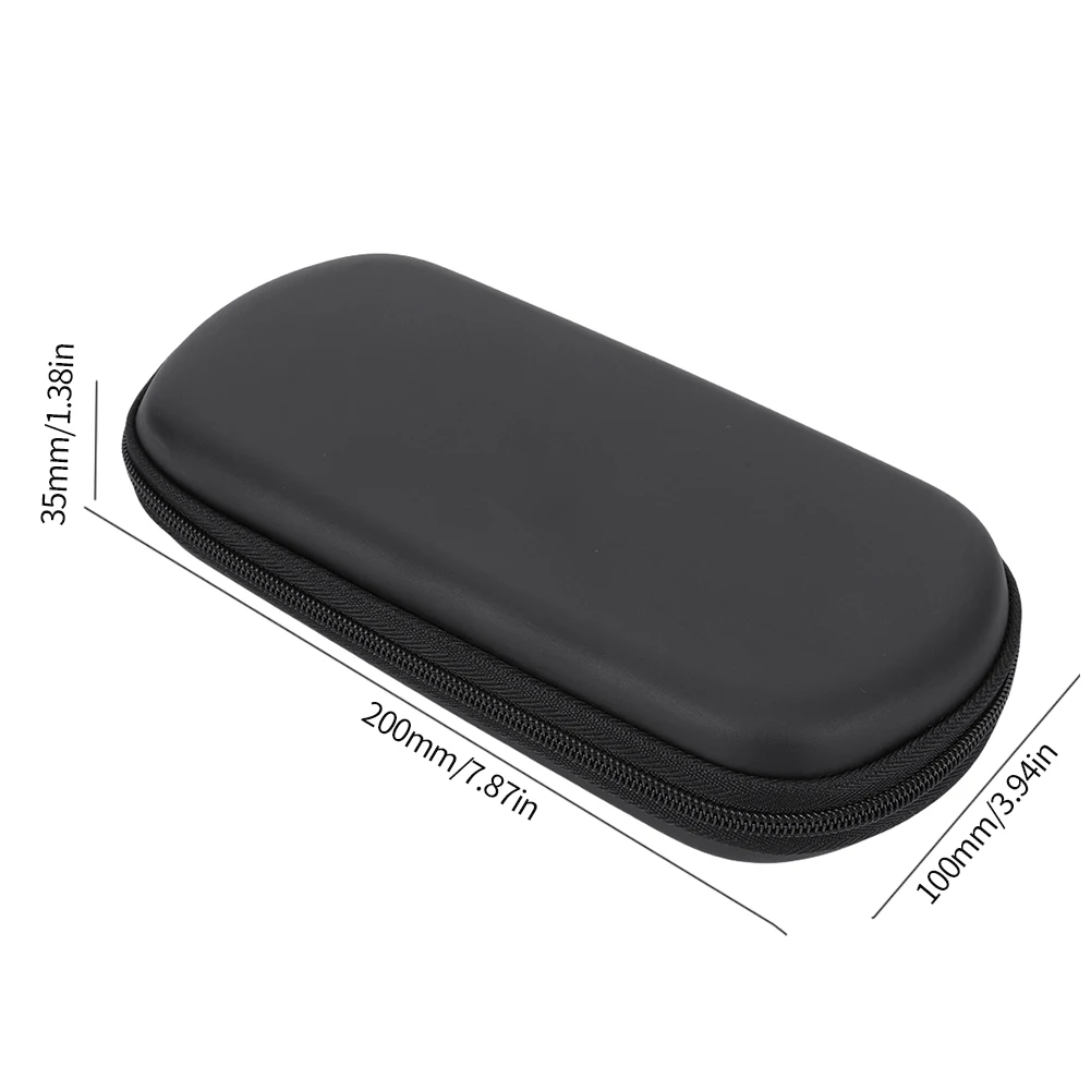 Hard EVA Carrying Case with Tempered Glass Film Handheld Game Console Case Waterproof for Trimui Smart Pro Handheld Game Console
