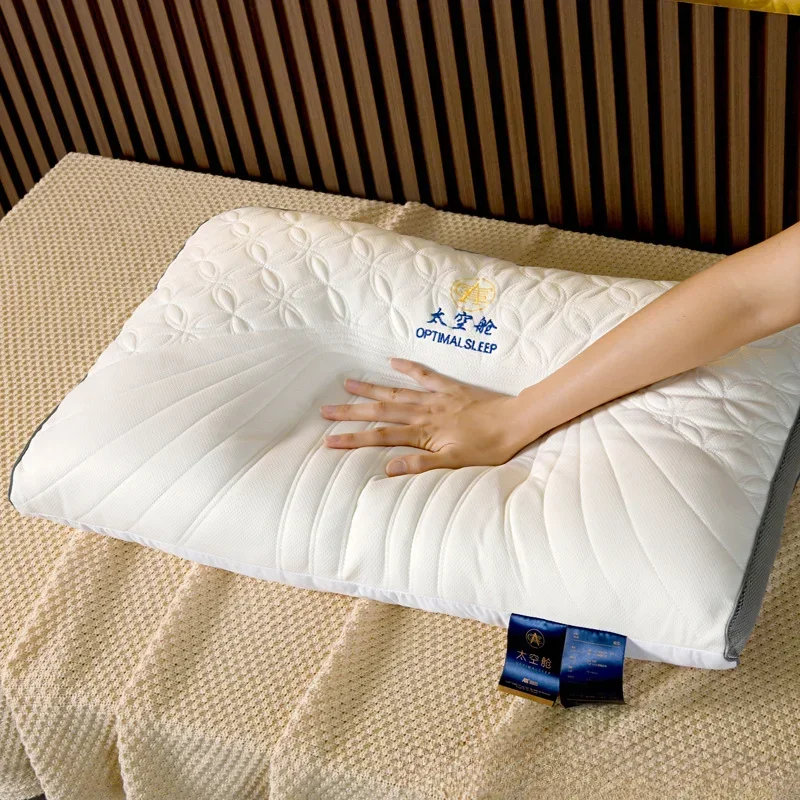 1pc Space Pillow 3D Ergonomic Health Care Cervical Neck Pillow Memory Massage SPA Comfortable Sleeping Pillow long pillow