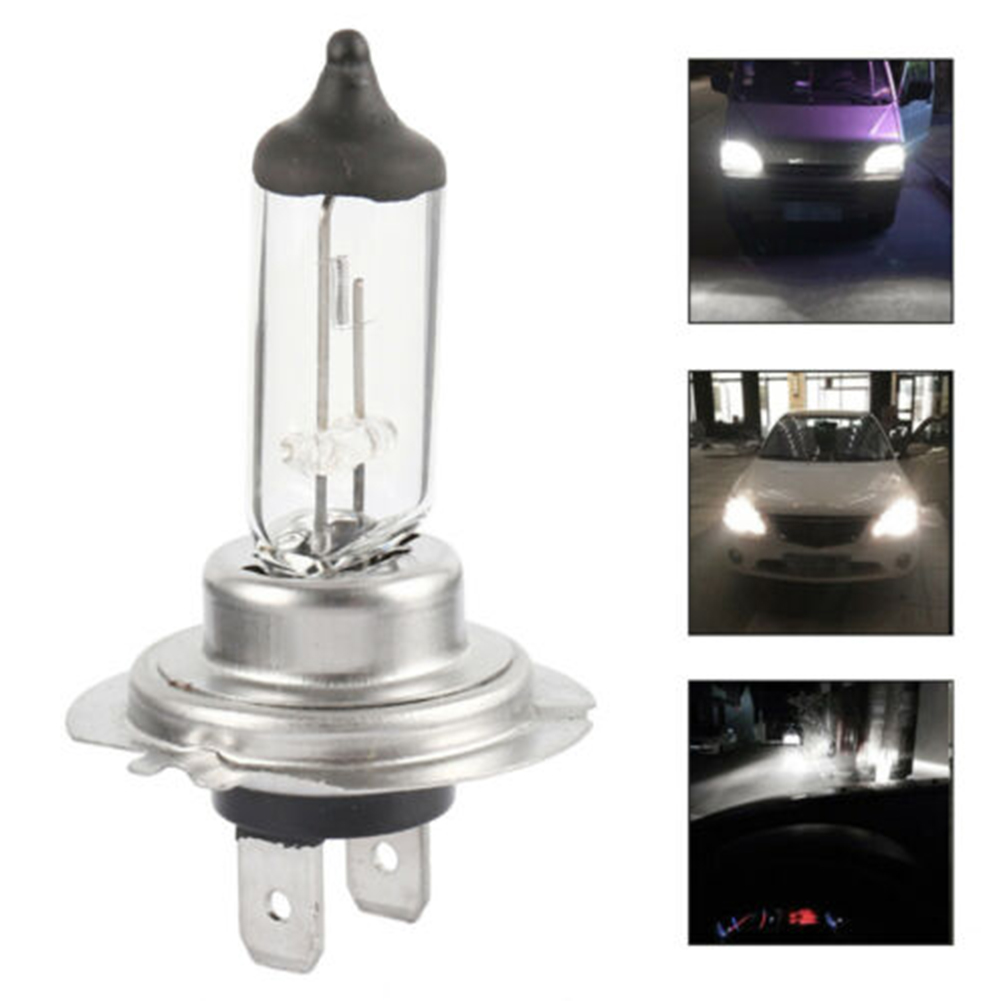 10 pçs h7 lâmpada halógena do farol super brilhante lâmpada do carro farol 55w 12v lâmpadas do farol do carro halogênio luzes do carro
