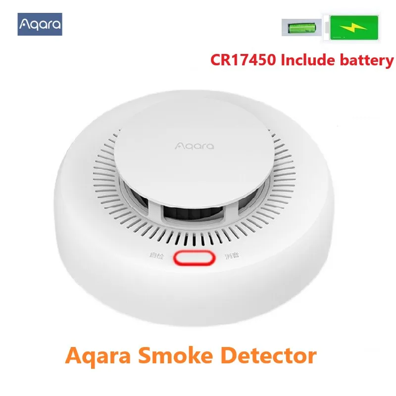 AQARA Smart Smoke Detector Sensor Zigbee 3.0 Fire Alarm Monitor Sound Alert Home Security APP Work with Xiaomi Home Homekit APP