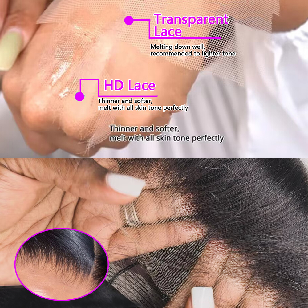 13 x 4 13 x 6 transparente Spitze-Frontal-Perücken, glattes Echthaar, 200 Dichte, P4/27, Highlight-farbige Spitzen-Front-Echthaar-Perücken