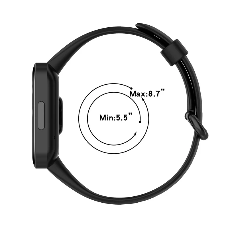 Pulseira para redmi watch 2 lite pulseira inteligente acessório macio tpu silicone substituição pulseira para redmi watch2 correa