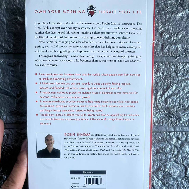 Der 5am Club von Robin Sharma besitzt Ihren Morgen und erhöht Ihr englisches Buch
