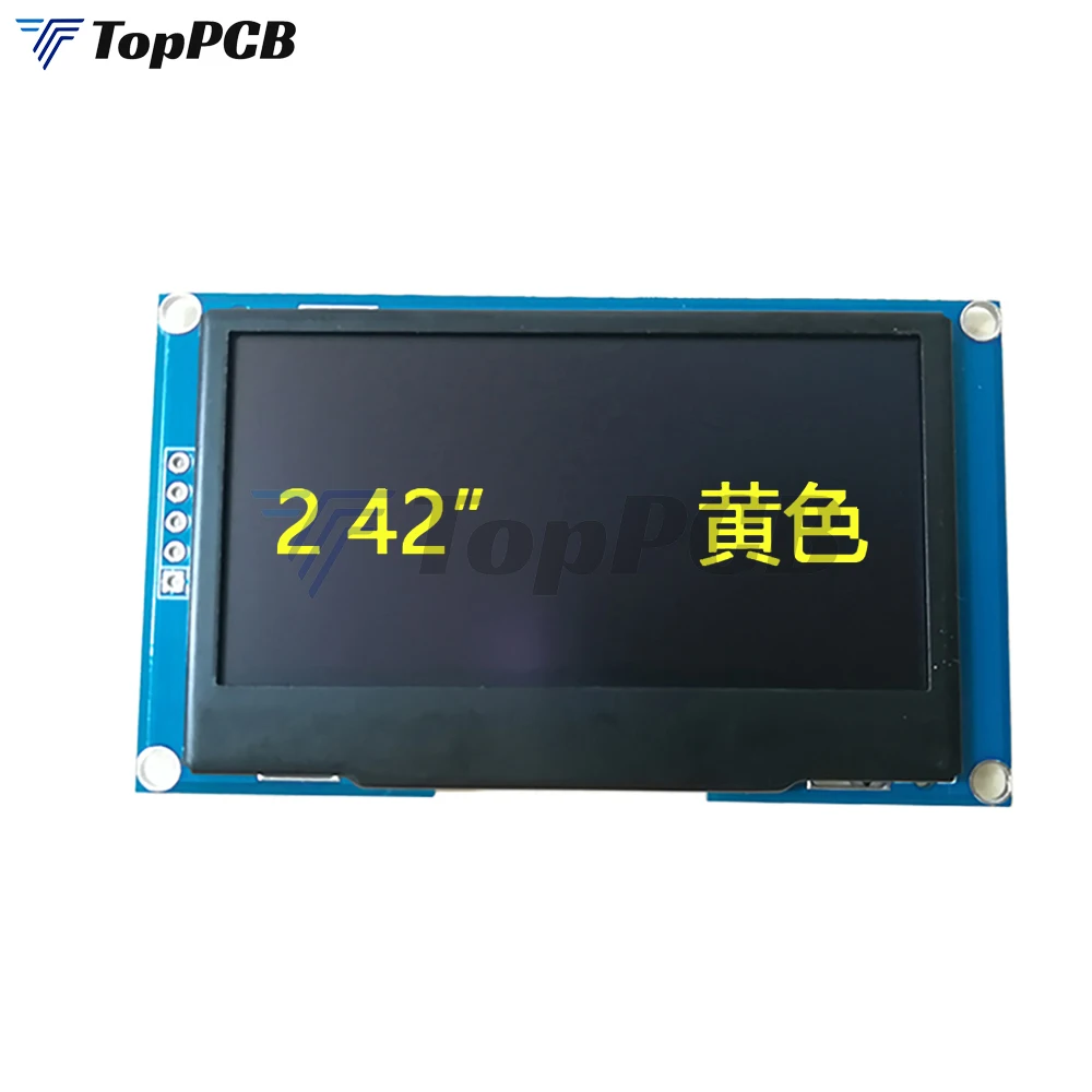 Módulo de pantalla OLED SSD1309 de 2,42 pulgadas 128*64 12864 pantalla I2C IIC 3,3 V blanco azul verde amarillo para Arduino Raspberry Pi